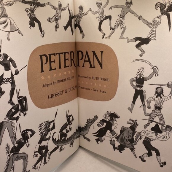 Vintage Peter Pan Children’s Hardcover Picture Book Phoebe Wilson 1975 Printing - Picture 2 of 11